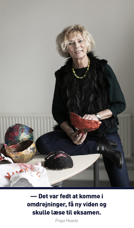 Freya Hvaste blev færdiguddannet lærer som 60-årig