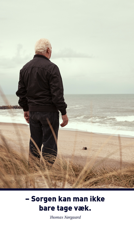 Thomas Nørgaard er frivillig i en af Ældre Sagens sorg- og livsmodsgrupper. Foto: Nadia Back Krahmer
